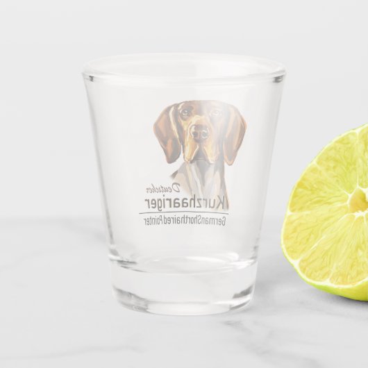 Duitse Shorthaired Pointer Kurzhaar Shot Glas