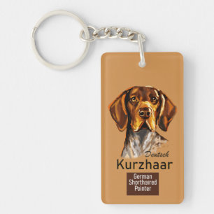 Duitse Shorthaired Pointer Kurzhaar Sleutelhanger