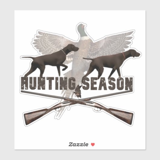 Duitse Shorthaired Pointer,kurzhaar Sticker (Vel)
