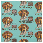 Duitse Shorthaired Pointer Kurzhaar Stof (Swatch)