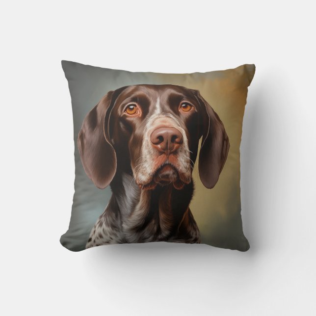 Duitse Shorthaired Pointer Kussen (Voorkant)