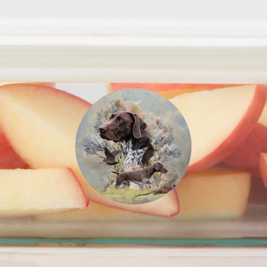 Duitse Shorthaired pointer Labels (Aangebracht)