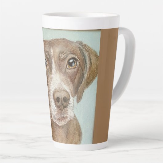 Duitse Shorthaired Pointer Latte Mok (Rechterhoek)