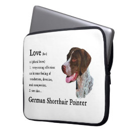 Duitse Shorthaired Pointer Love Laptop Sleeve