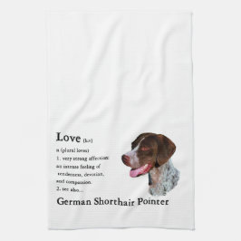 Duitse Shorthaired Pointer Love Theedoek