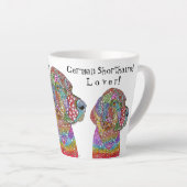 Duitse Shorthaired Pointer Lover Latte Mok (Rechterhoek)