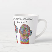 Duitse Shorthaired Pointer Lover Latte Mok (Rechts)