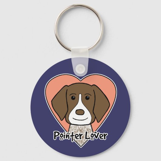 Duitse Shorthaired Pointer Lover Sleutelhanger (Voorkant)
