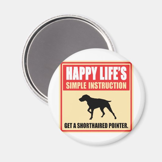 Duitse Shorthaired Pointer Magneet (Voorkant / Achterkant)