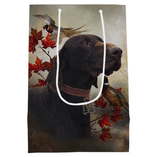 Duitse Shorthaired Pointer Medium Cadeauzakje (Achterkant)