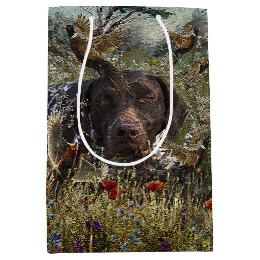 Duitse Shorthaired Pointer Medium Cadeauzakje (Voorkant)