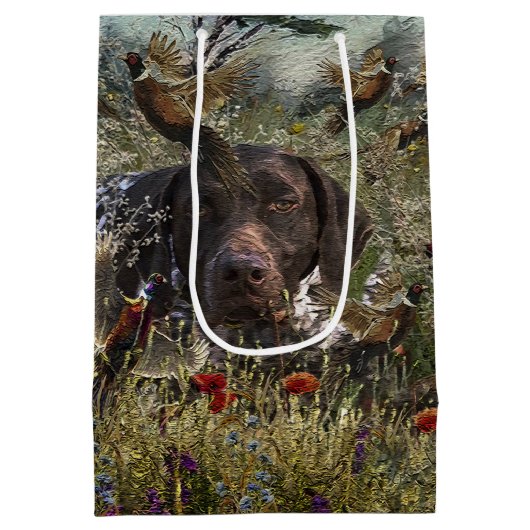 Duitse Shorthaired Pointer Medium Cadeauzakje (Achterkant)