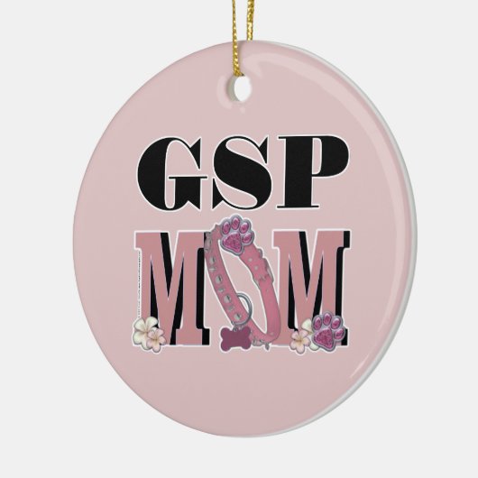 Duitse Shorthaired Pointer MOM Keramisch Ornament (Links)