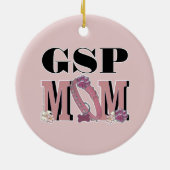 Duitse Shorthaired Pointer MOM Keramisch Ornament (Achterkant)