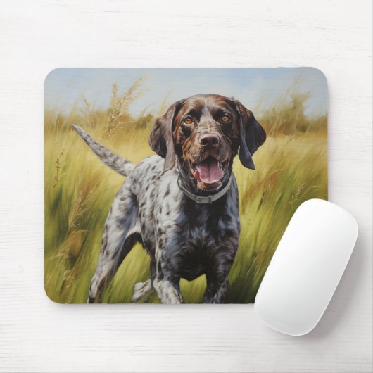 Duitse Shorthaired Pointer Muismat (Met muis)