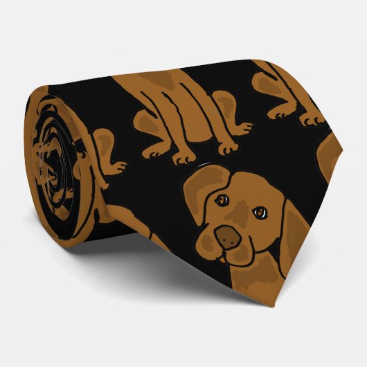 Duitse Shorthaired Pointer Necktie Stropdas (Opgerold)