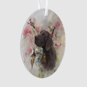 Duitse shorthaired pointer ornament (voorkant)