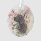 Duitse shorthaired pointer ornament (voorkant)