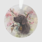 Duitse shorthaired pointer ornament (voorkant)