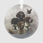 Duitse Shorthaired Pointer Ornament (achterkant)
