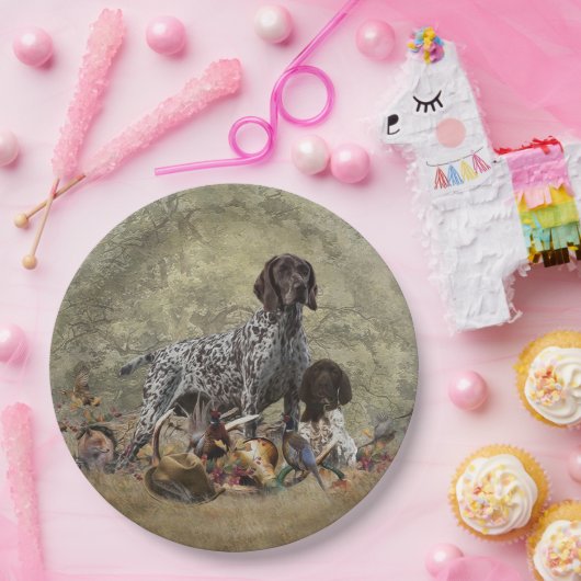 Duitse Shorthaired Pointer Papieren Bordje (Feest)