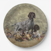 Duitse Shorthaired Pointer Papieren Bordje (Voorkant)