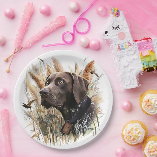 Duitse Shorthaired Pointer Papieren Bordje (Feest)