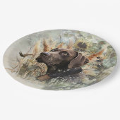 Duitse Shorthaired Pointer Papieren Bordje (Gekanteld)