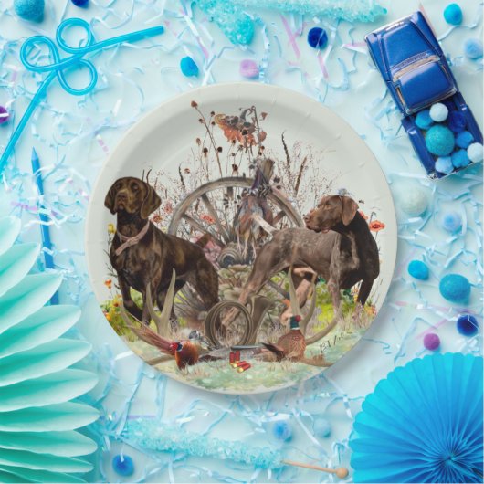 Duitse Shorthaired Pointer Papieren Bordje (Feest)