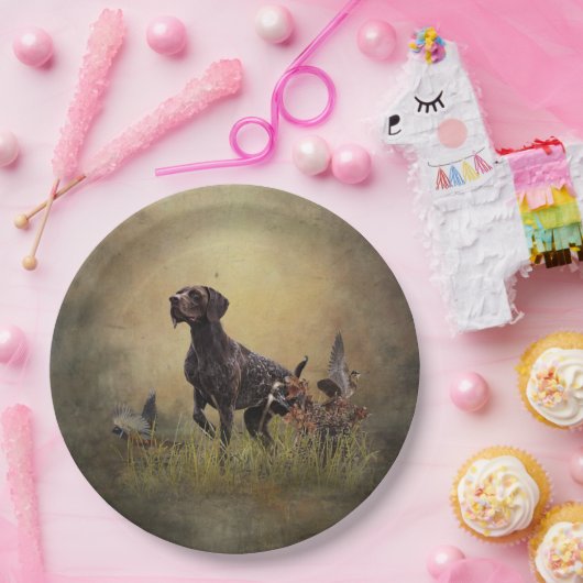 Duitse Shorthaired Pointer Papieren Bordje (Feest)