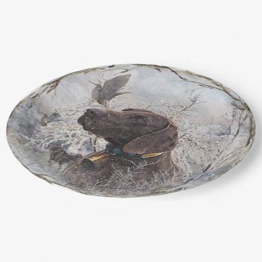 Duitse Shorthaired Pointer Papieren Bordje (Gekanteld)