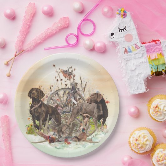 Duitse Shorthaired Pointer Papieren Bordje (Feest)