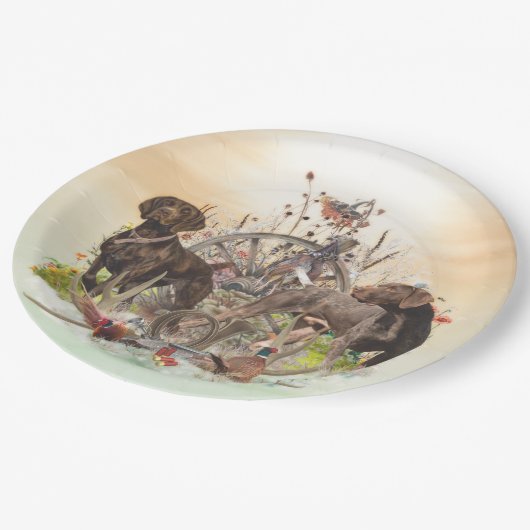 Duitse Shorthaired Pointer Papieren Bordje (Gekanteld)