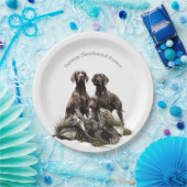 Duitse Shorthaired Pointer Papieren Bordje (Feest)