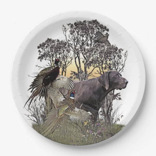 Duitse Shorthaired Pointer Papieren Bordje (Voorkant)