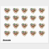 Duitse Shorthaired Pointer Pirate Heart Sticker (Vel)
