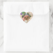 Duitse Shorthaired Pointer Pirate Heart Sticker (Tas)
