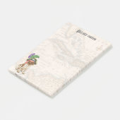 Duitse Shorthaired Pointer Pirate Post-it Notes (Schuin)