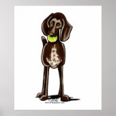 Duitse Shorthaired Pointer Playtime Poster (Voorkant)