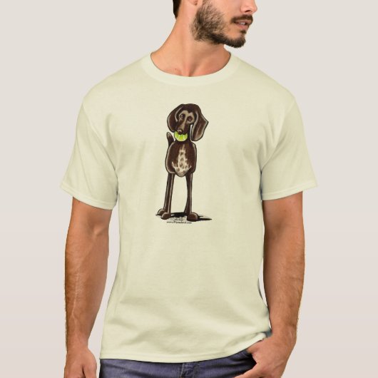 Duitse Shorthaired Pointer Playtime T-shirt (Voorkant)