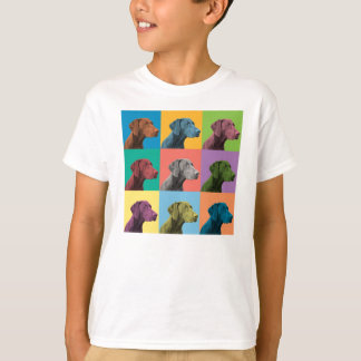 Duitse Shorthaired Pointer Pop-Art Kinder T-Shirt