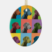 Duitse Shorthaired Pointer Pop-Art Ornament (Rechts)