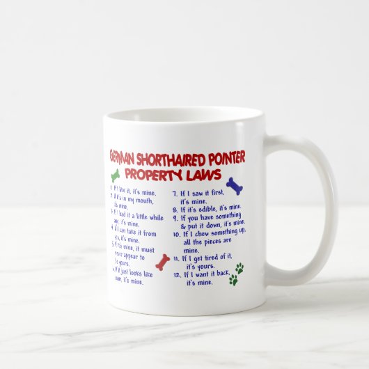 DUITSE SHORTHAIRED POINTER Property Laws 2 Koffiemok (Rechts)