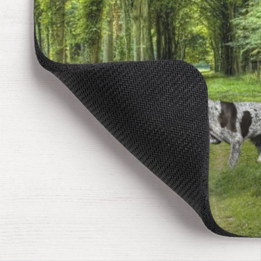 Duitse Shorthaired Pointer Pups Mousepad Muismat (Hoek)