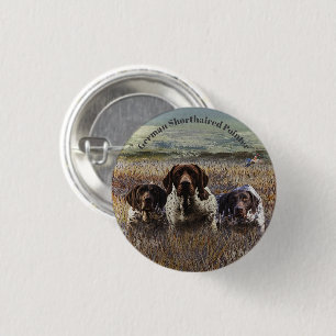 Duitse Shorthaired Pointer Ronde Button 3,2 Cm
