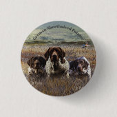 Duitse Shorthaired Pointer Ronde Button 3,2 Cm (Voorkant)