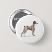 Duitse Shorthaired Pointer Ronde Button 5,7 Cm (Voorkant /achterkant)