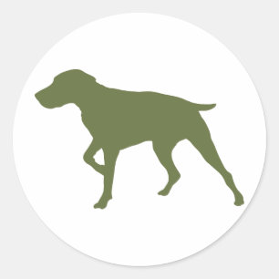 Duitse Shorthaired Pointer Ronde Sticker