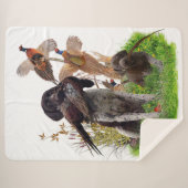 Duitse Shorthaired Pointer Sherpa Deken (Voorkant (horizontaal))