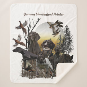Duitse Shorthaired Pointer Sherpa Deken